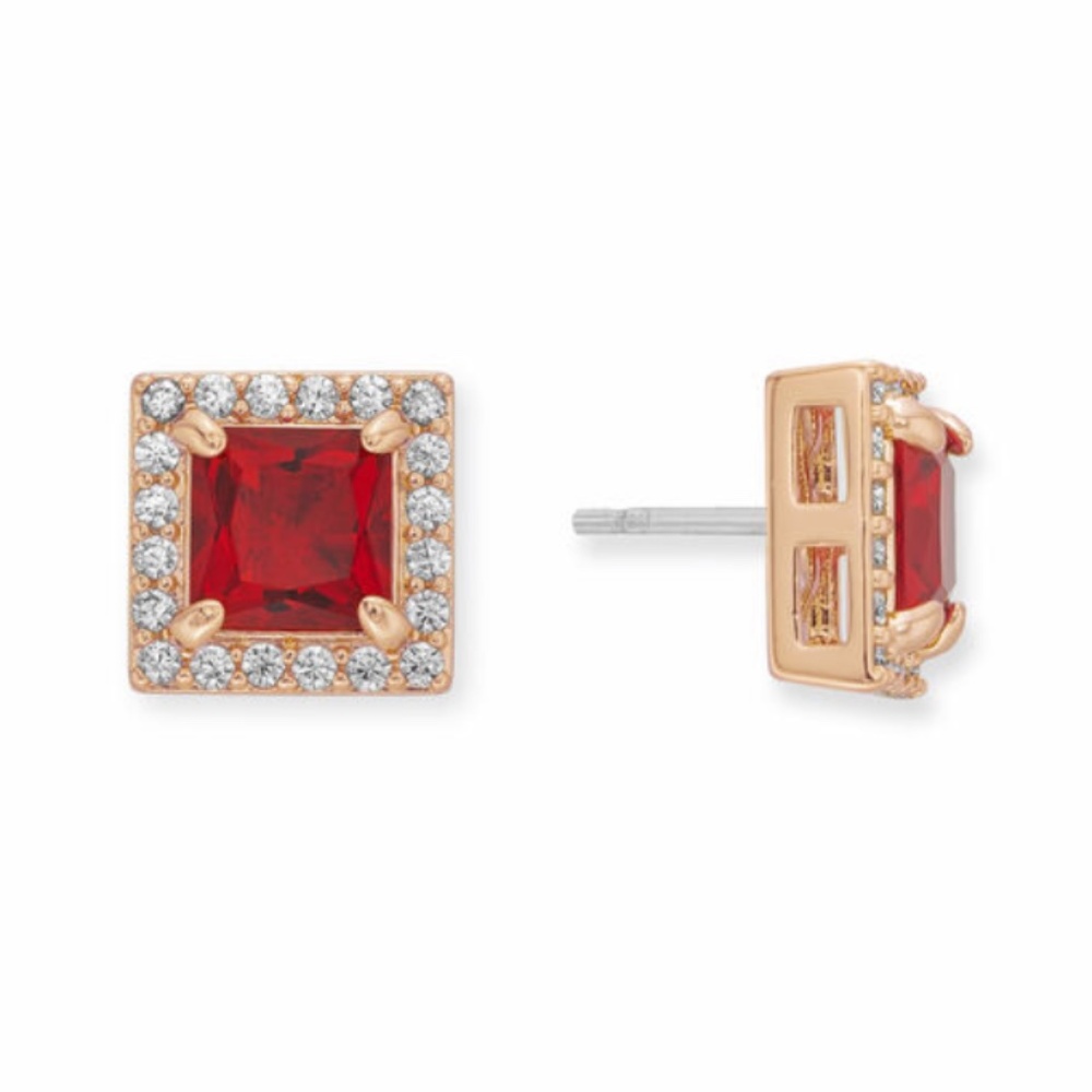 Perry Street Mini Square Kate Stud Earrings